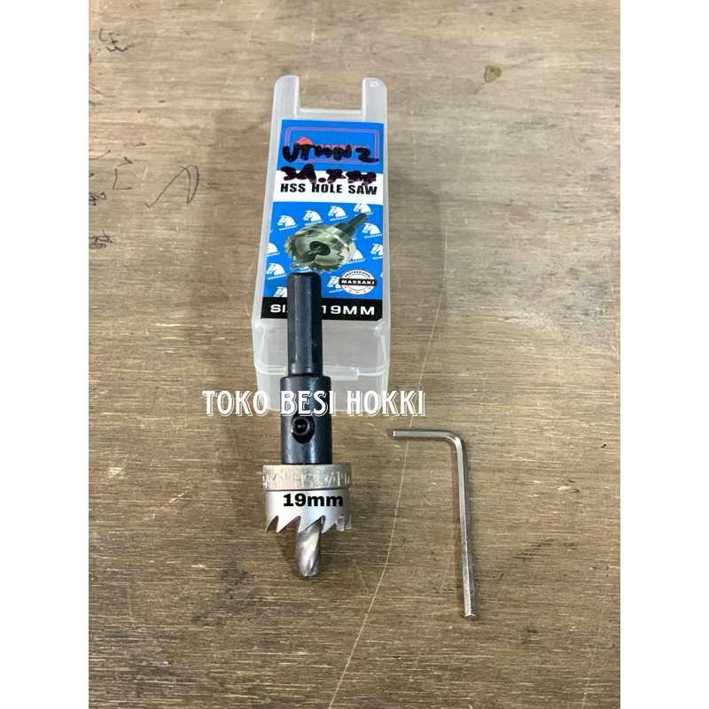 Mata Bor Pelubang / Mata Bor Hole Saw Massaki (19mm = 1.9cm)