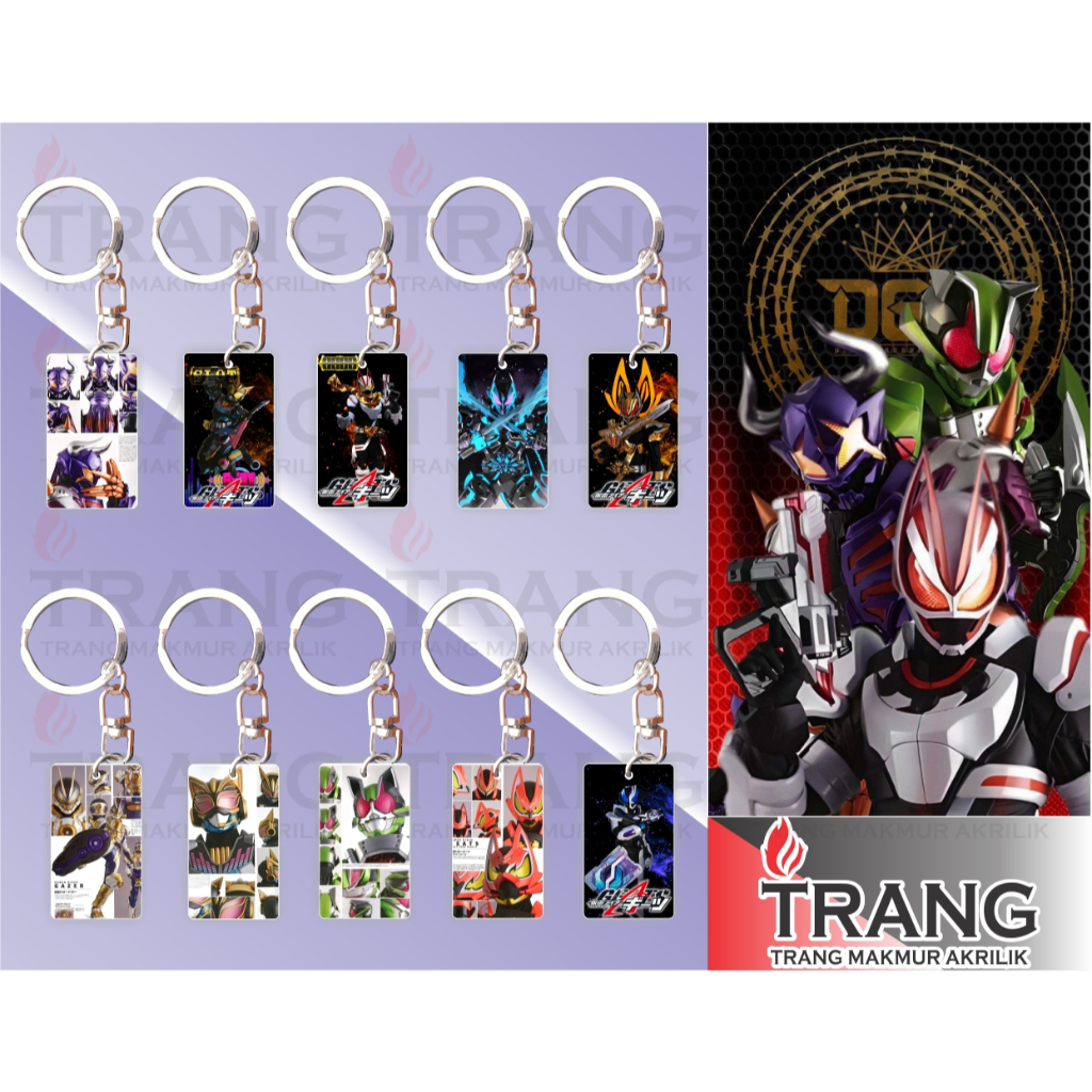 Gantungan Kunci Akrilik Kamen Rider Geats / Keychain Acrylic Kamen Rider Geats