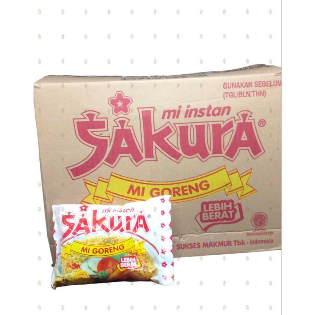 

Sakura Mie Goreng 60Gr- Carton Isi 40 Pcs