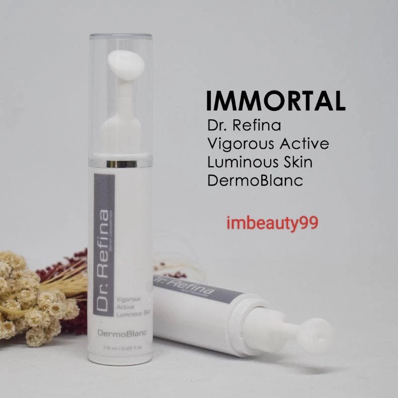 Dr Refina Vigorous Active Luminous Skin DermoBlanc Concentrate Serum - pelembab pemutih pencerah waj