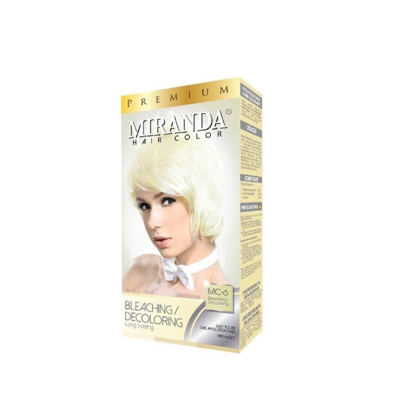 bleaching rambut miranda