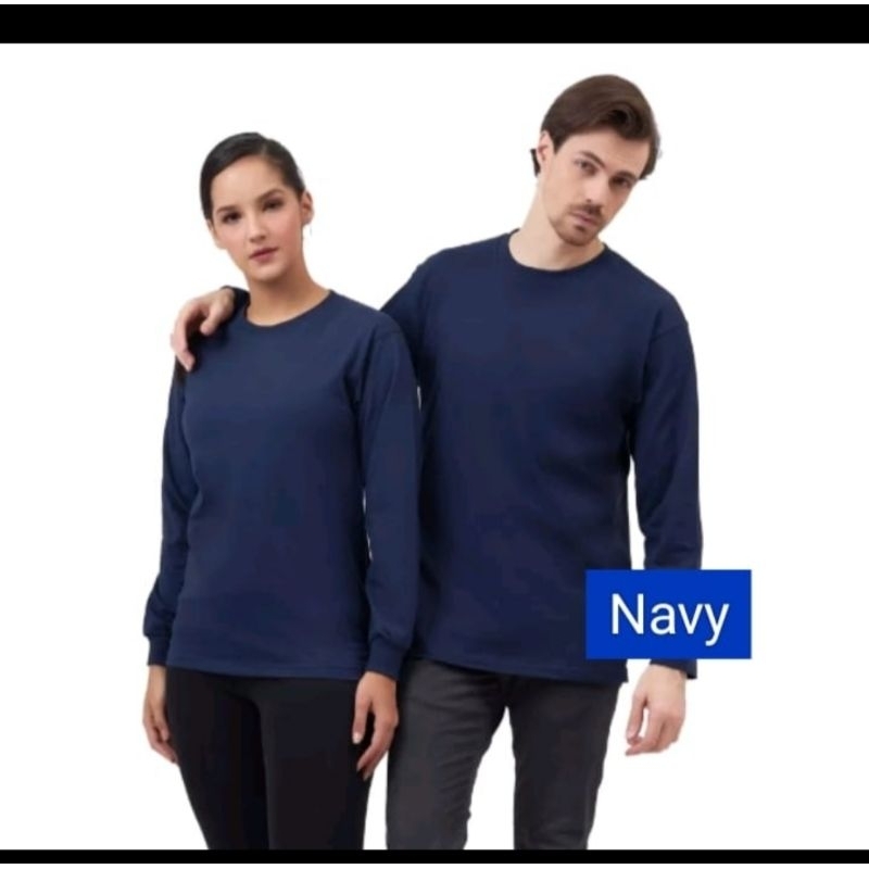 kaos panjang polos navy/oblong polos panjang/kaos panjang polos murah/oblong polosan/kaos panjang po
