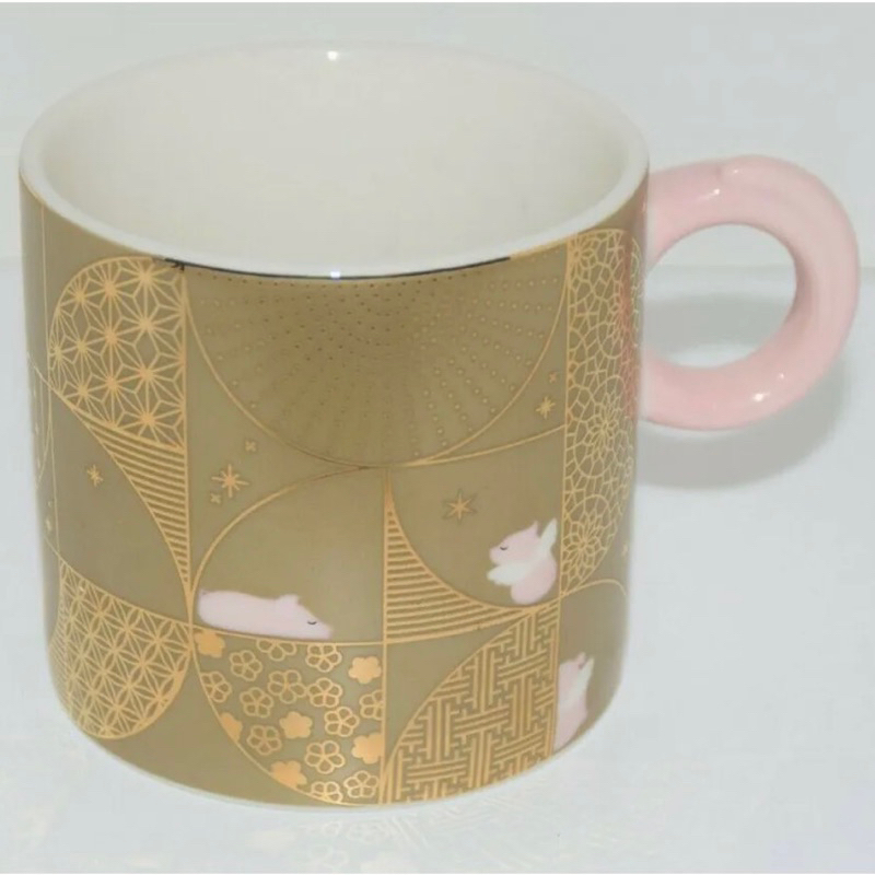 Starbucks Korea Year of Pig Piggy Mug VERY RARE