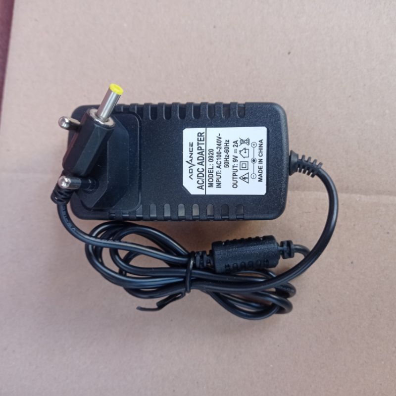 Promo cod Adaptor chas charger speaker portable wireless Noise/niko/advance/aiwa/asatron 9volt 2A ja