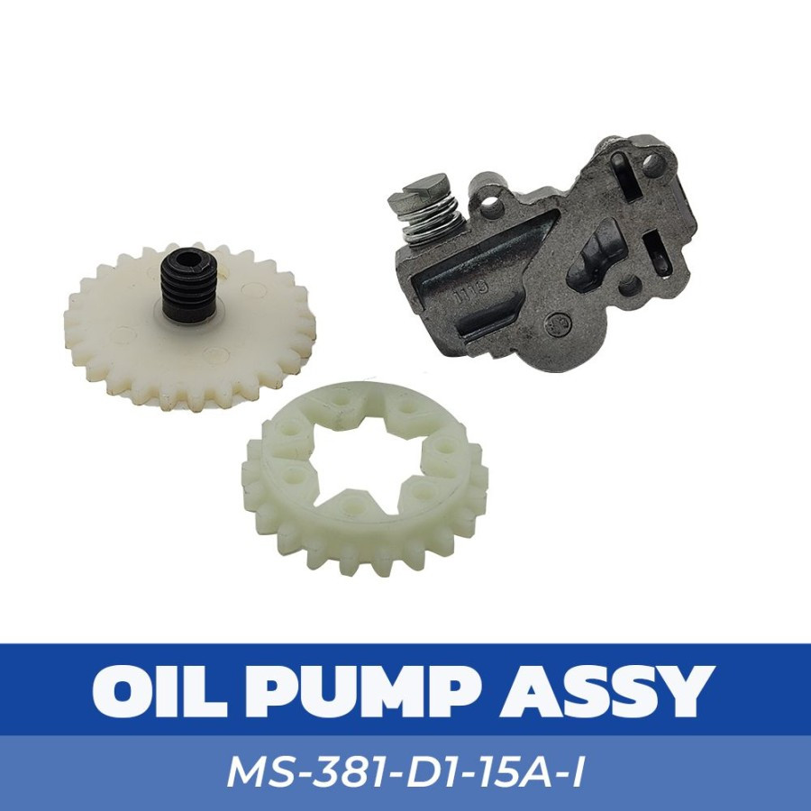 HIKA MS381 D1-15A-I OIL PUMP INCL WORM+SPUR GEAR UNTUK MESIN CHAINSAW