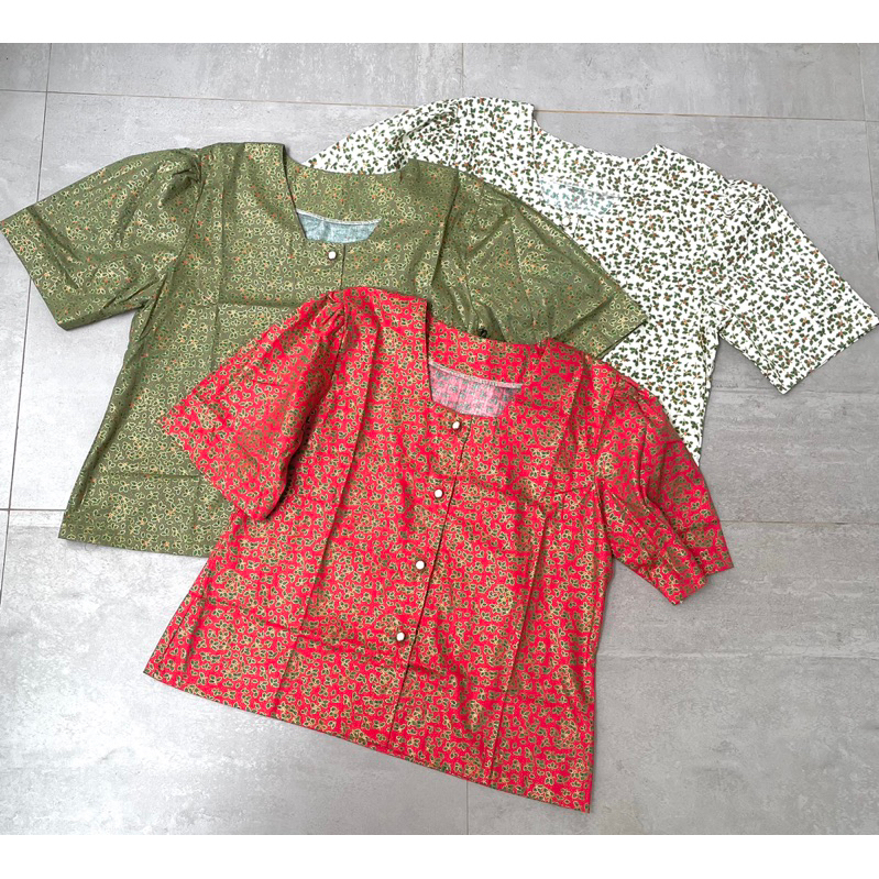 Atasan Wanita Baju Natal Jahit seragam