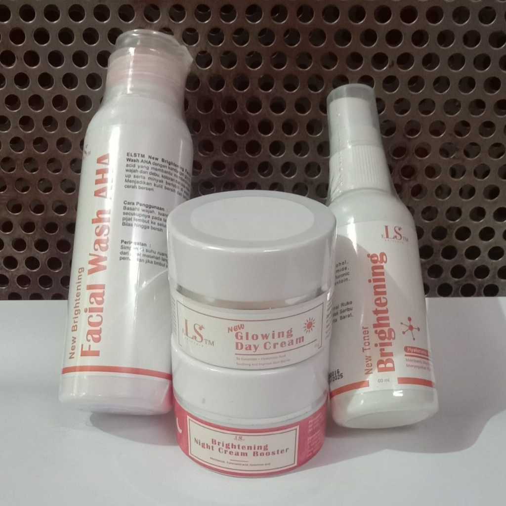 LS SKINCARE PAKET CREAM WAJAH NEW BRIGTHENING BOOSTER GLOWING KOSMETIK PERAWATAN KECANTIKAN BPOM (EL