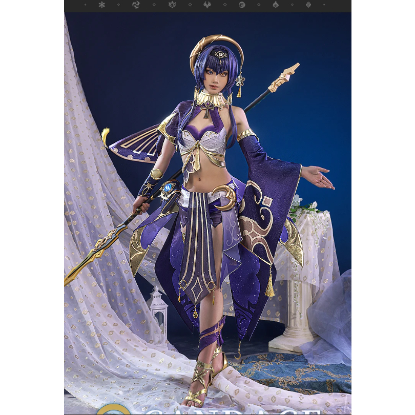Candace Cosplay Game Genshin Impact Cosplay Costume DokiDoki-SR Candace Cosplay Genshin Candace Sume