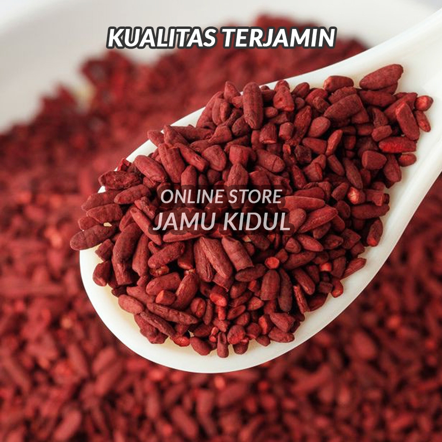 Angkak 500 gr Biji Beras Merah Cina - Menaikkan Trombosit Seketika