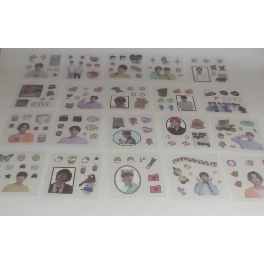 

stiker karakter BTS
