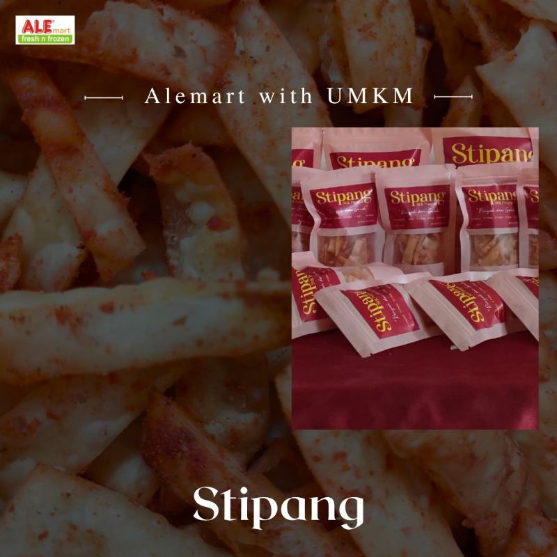 

Stipang,Stik pangsit,UMKM Stipang, berat 110 gram, stik pangsit