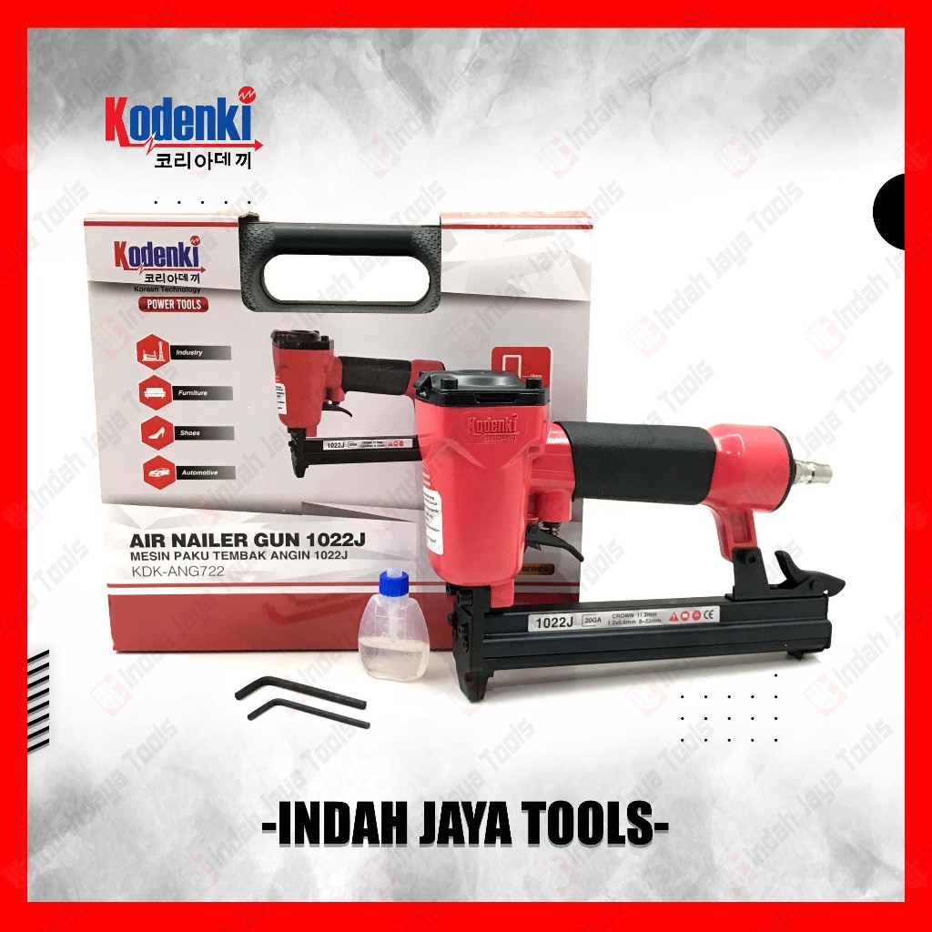 

KODENKI ANG722 Air Stapler 1022J Mesin Staples Nailer Paku Tembak