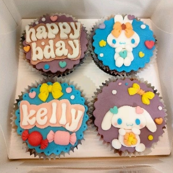 

Cupcake Karakter cinnamoroll isi 4 Kue Ulang Tahun Bandung