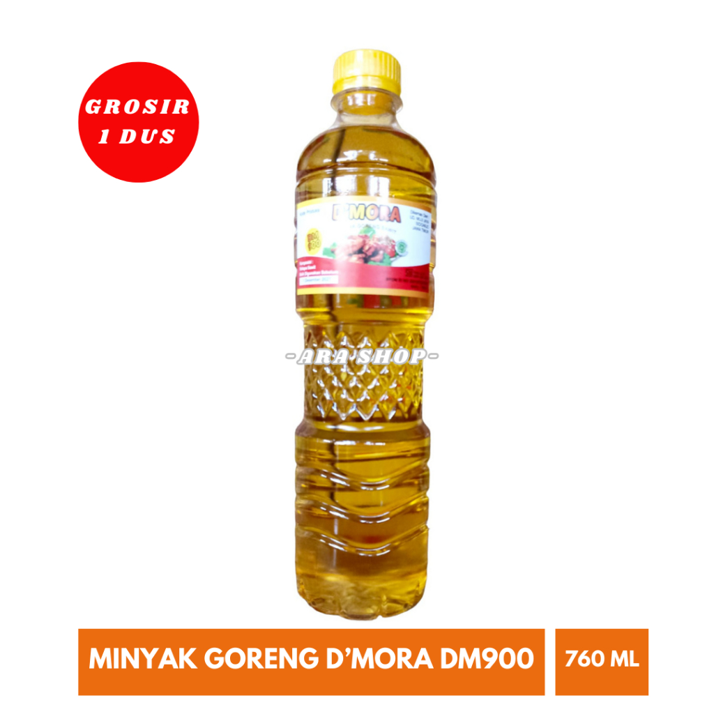 MINYAK GORENG DMORA DM900 BOTOL (ISI 12)