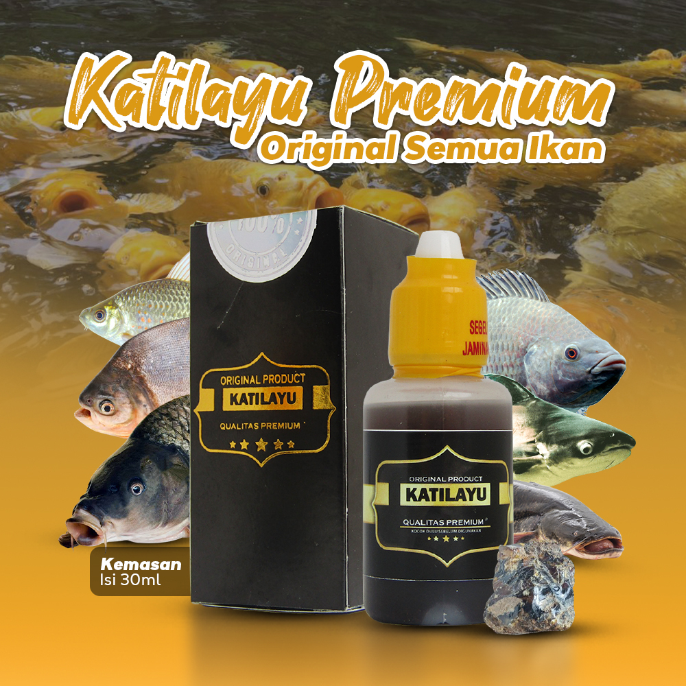 Essen Katilayu Asli - Untuk Ikan Mas, Lele, Patin, Nila dll - Essen Harian, Galatama Lomba & Liar