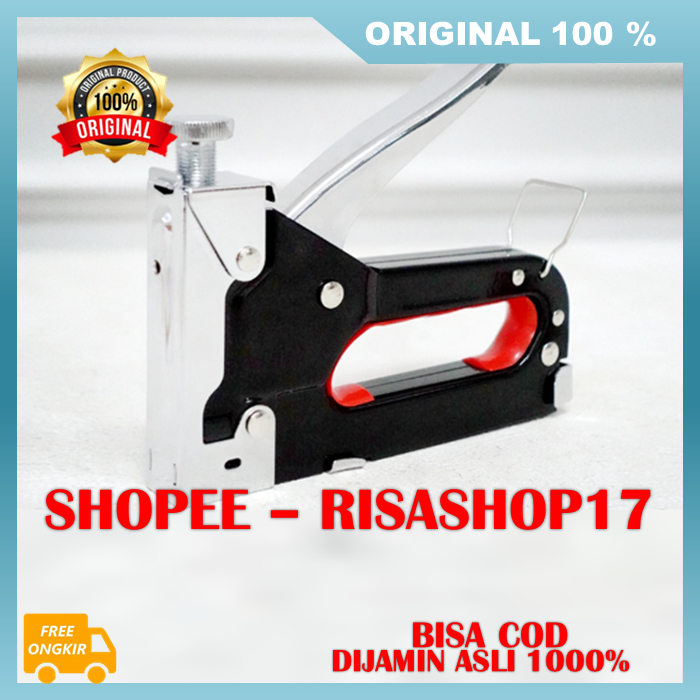 Staples Kayu Anti Karat Staples Tembak Jok Kulit Kayu Karpet 100% ASLI