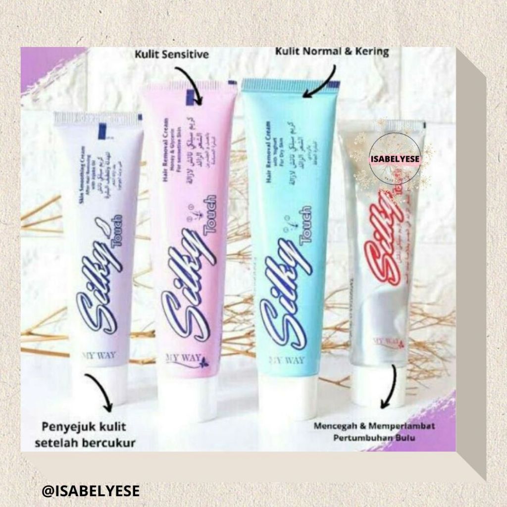 ❤✔ MY WAY MYWAY Silky Touch  ||   Perontok Bulu Ketiak & Kaki  ||  Pencegah Bulu  || SILKY TOUCH PER