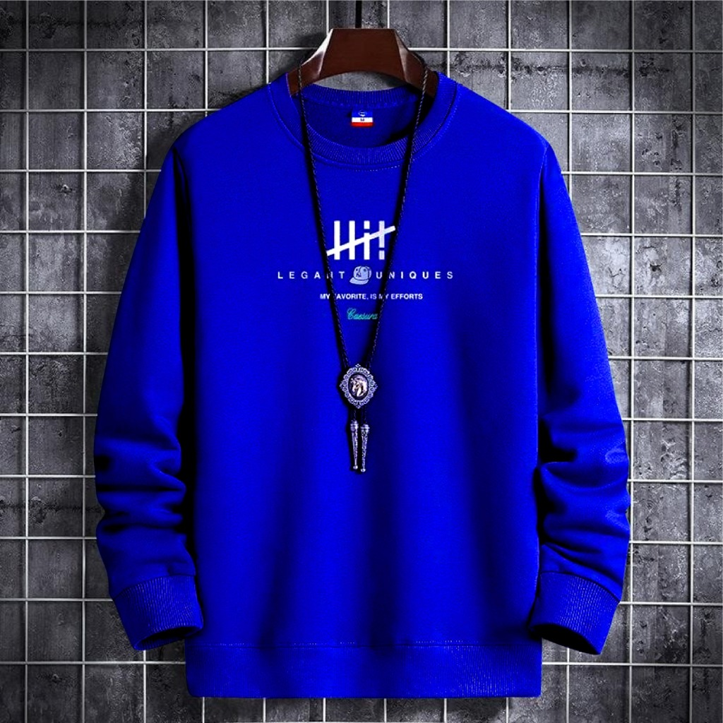 Bisa COD Sweter Keren Promo Sale Kaos Pria kekinian Hii Legant Baju Unisex Terbaru Crewneck Cowok Terlaris Kaos Oblong Murah Sweter Pria Distro Kaos Pria Lengan Panjang Sweater Remaja Dewasa