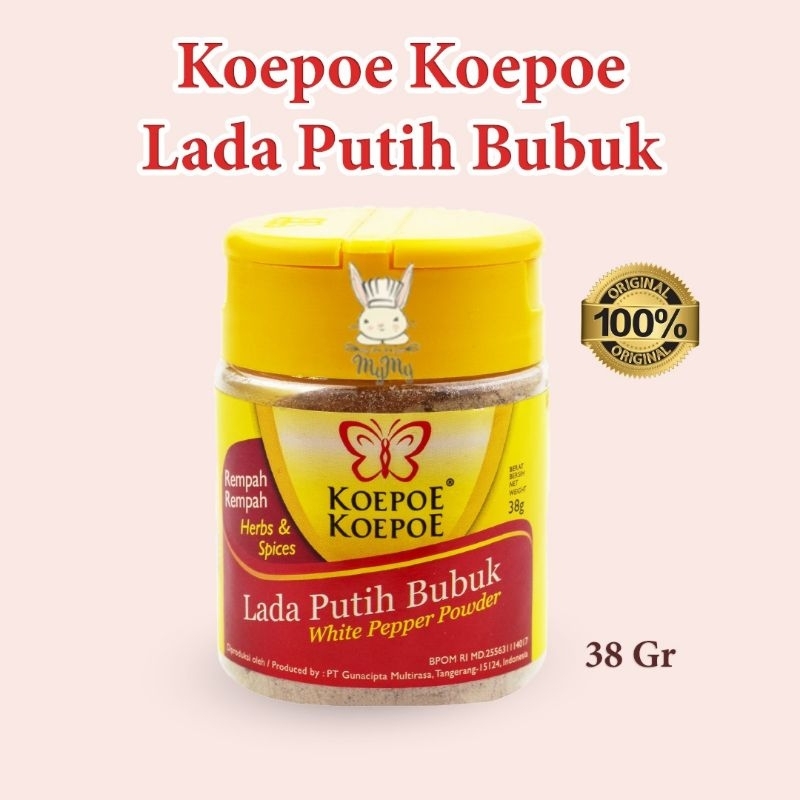 

Koepoe Koepoe Lada Putih | Kupu Kupu Lada Putih Bubuk 38gr