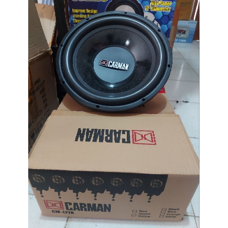 SUBWOOFER 12INC MERK CARMAN CM-1278 350WATT