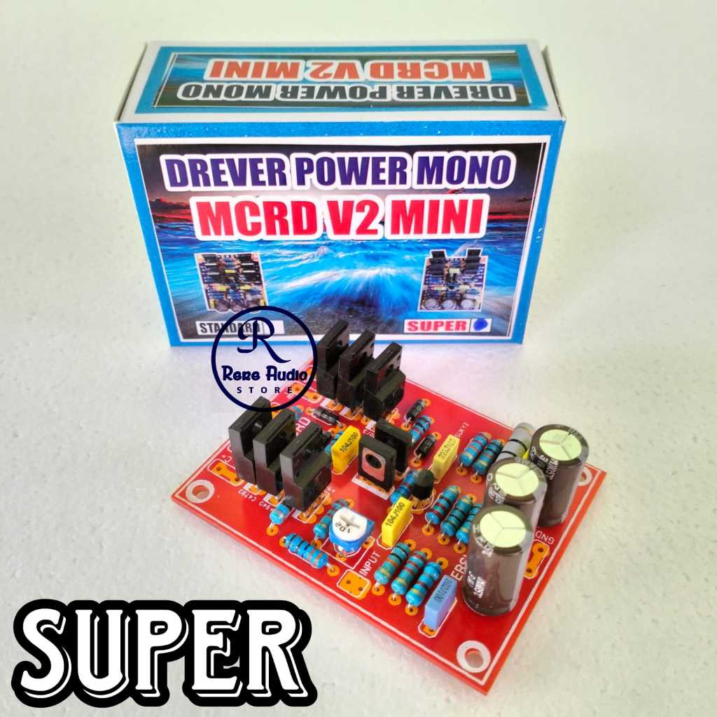 Driver Power Amplifier MCRD V2 Mini Bostrap Low Sub Kualitas Terbaik