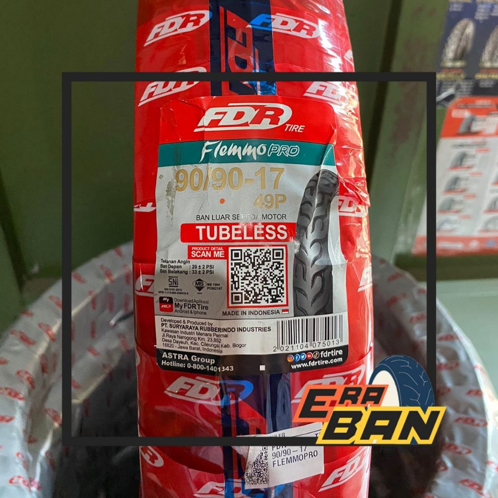 BAN LUAR FDR FLEMMO PRO 90 90 RING 17 TUBELESS