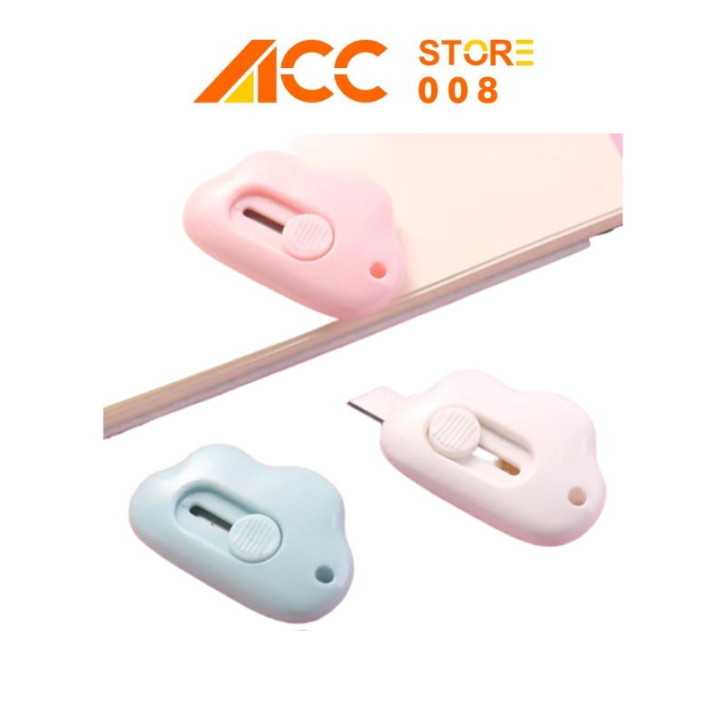 

ACCSTORE008 Pisau Cutter Mini Model Awan Alat Bantu Potong Kertas