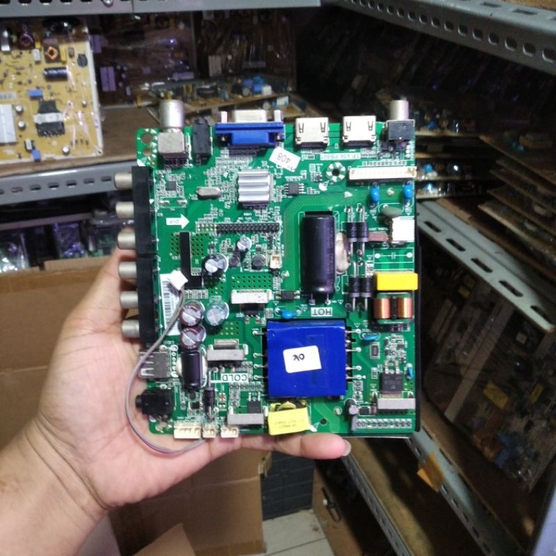 POLYTRON PLD 32T7511B MESIN TV - MOTHERBOARD - MB - MAINBOARD TV LED POLYTRON PLD33T7511B