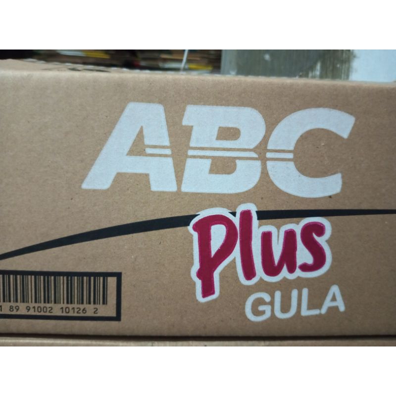 

Abc Plus Gula 1 Karton Isi 12 Renteng