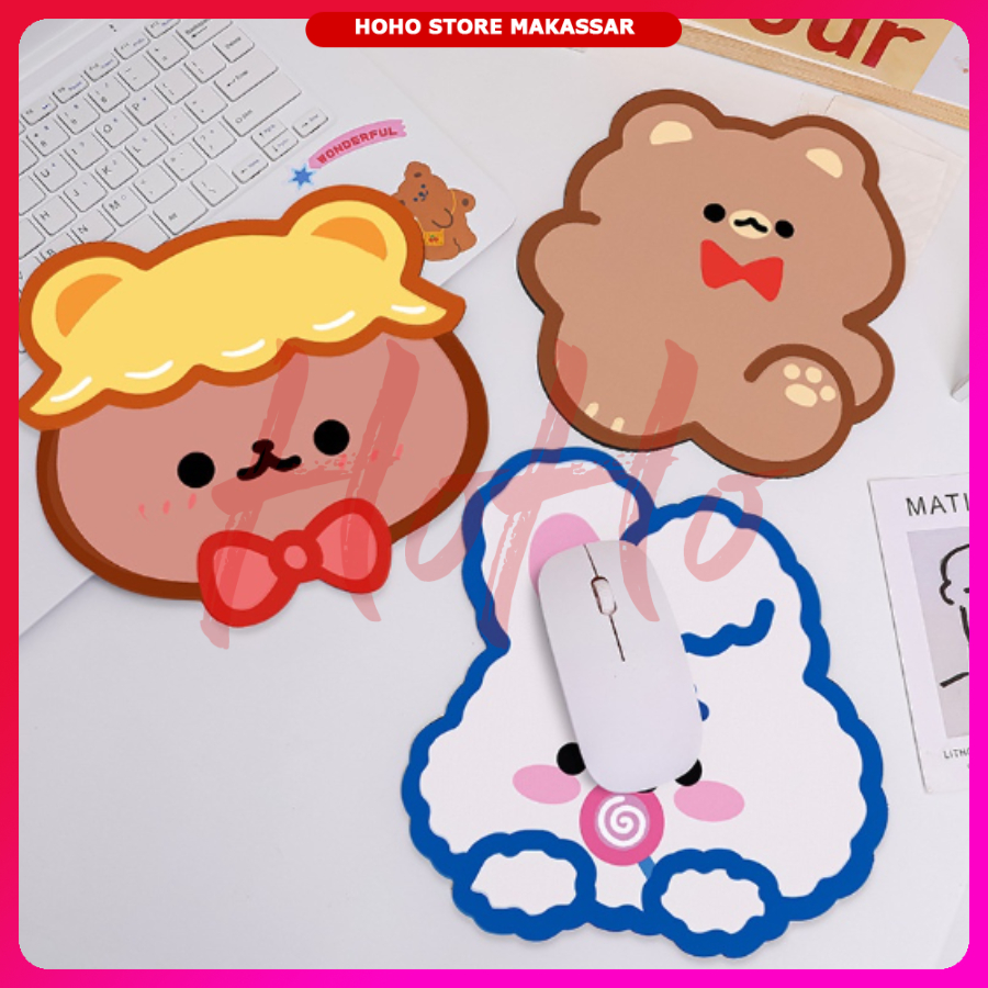 Mouse Pad Motif Kartun Lucu Alas Mouse Komputer Laptop Anti Slip Aksesoris Komputer Laptop - MPAD