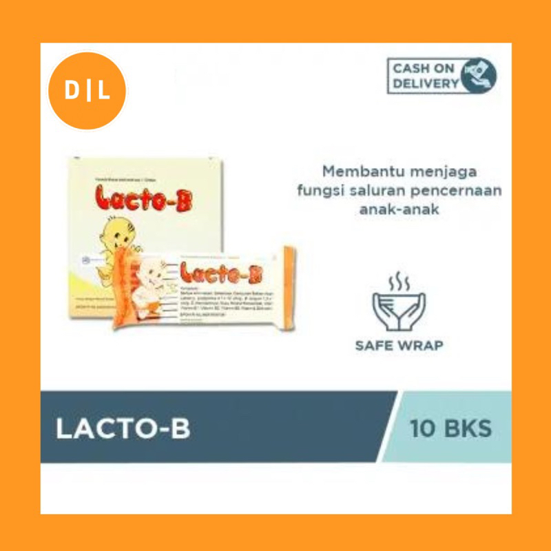 LACTO-B ISI 10 SACHET PROBIOTIK ANAK / Lacto b bayi
