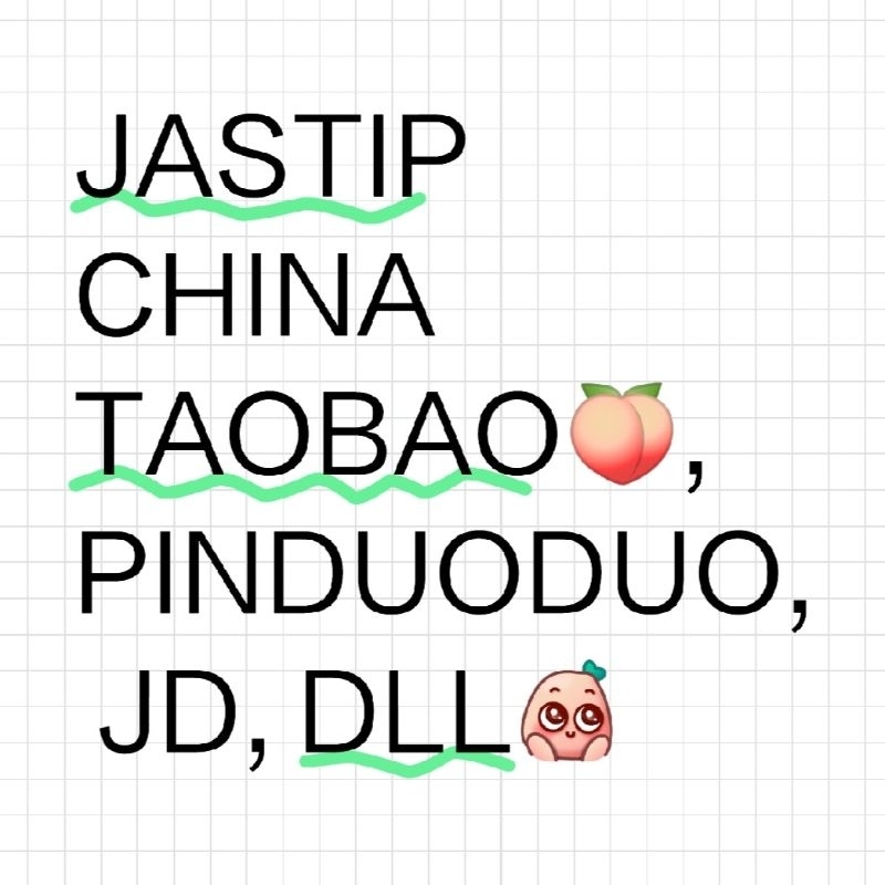 Jastip China Jasa Titip Taobao Pinduoduo Cina