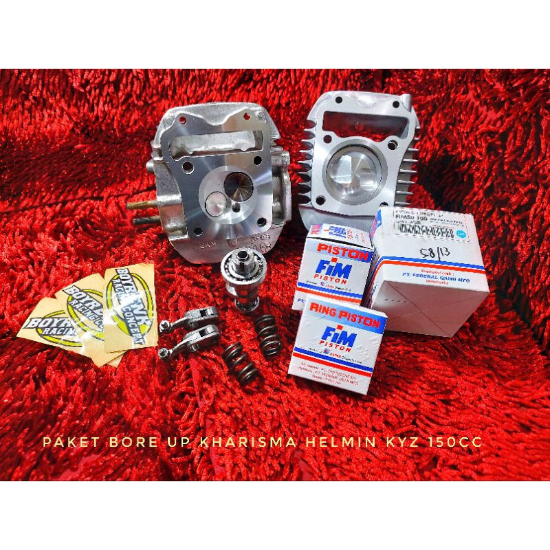 PAKET BORE UP KHARISMA SUPRA X 125 || SUPRA X 125 HELMIN KHARISMA HELMIN 150CC - BOYRENK RACING CONC
