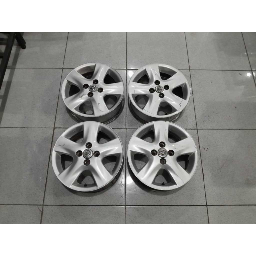 VELG MOBIL BEKAS ORI YARIS RING 15 PCD 4x100
