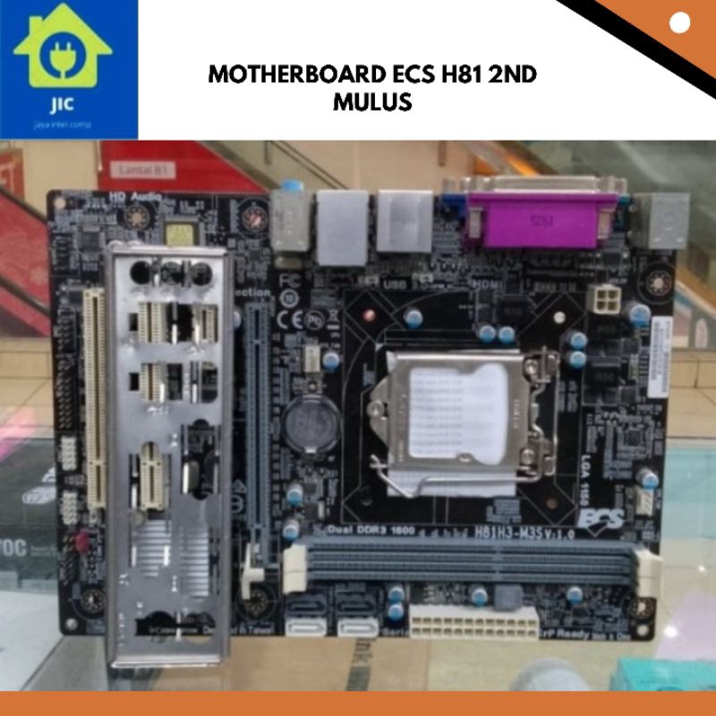 MOTHERBOARD ECS H81 2ND MULUS