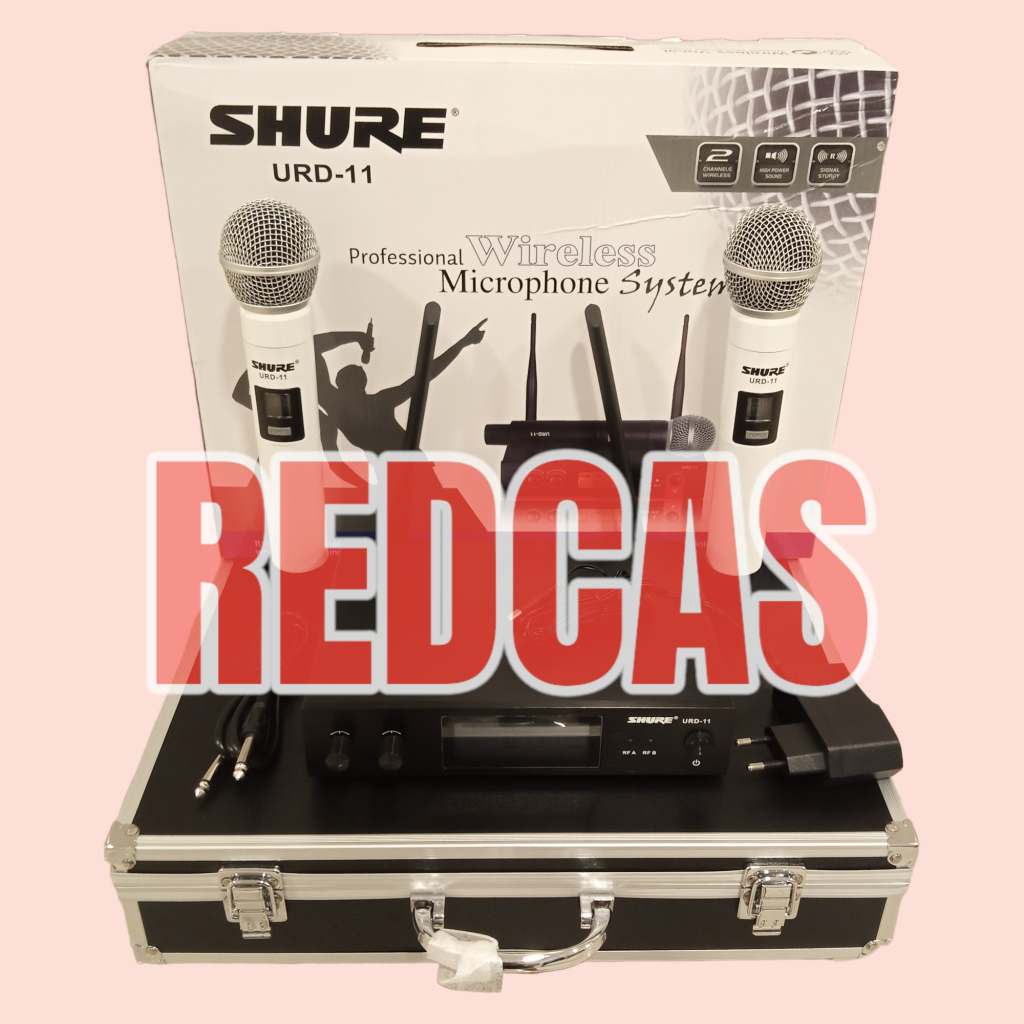 SHURE URD 11 MIC WIRELESS PLUS HARDCASE MICROPHONE URD11