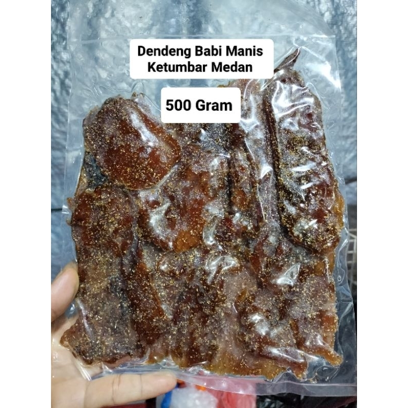 

Dendeng babi Ketumbar Manis / Bak kwa Ketumbar Manis Medan 500 gr non halal