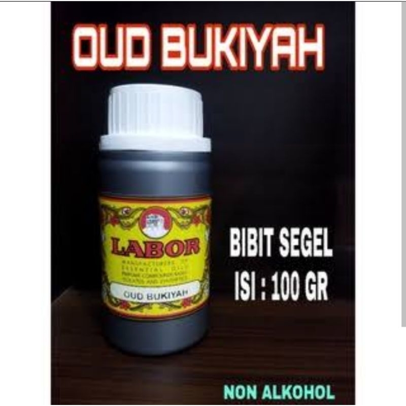 jual bibit minyak wangi labor oud bukiyah parfum oud bukiya 100ml