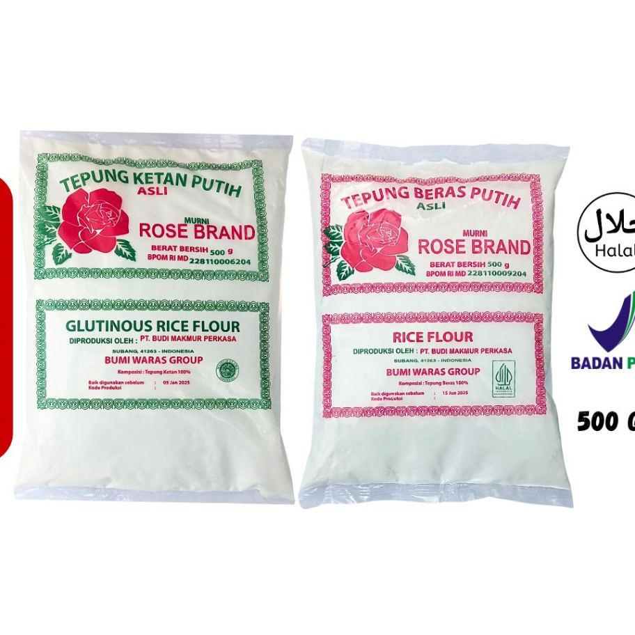 

Best Tepung Beras Rose Brand Tepung Ketan Rose Brand 500 gr Stock Banyak