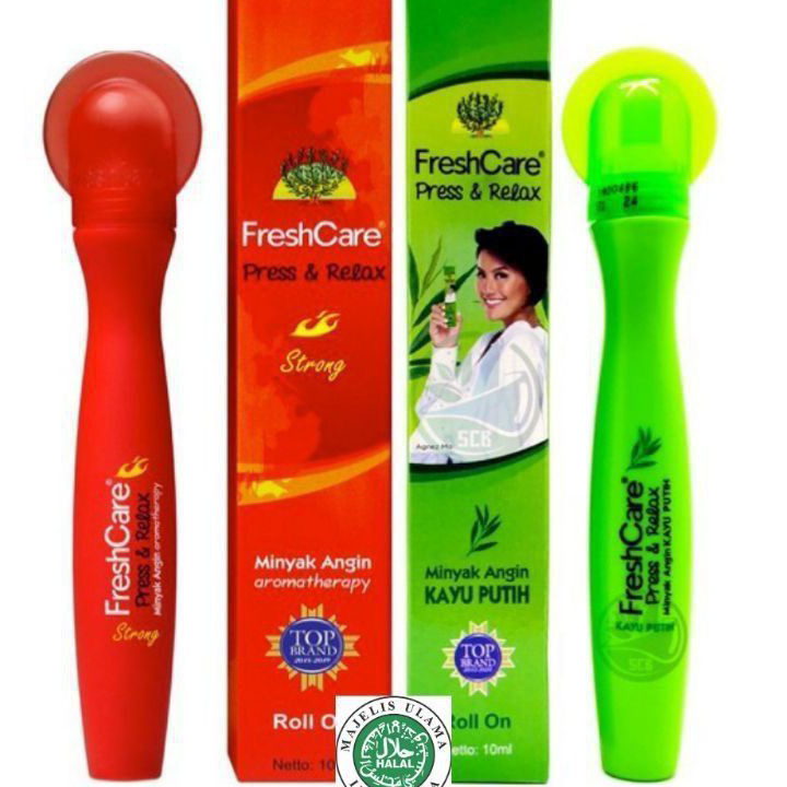 Diskon FreshCare Press&Relax Strong Fresh Care Minyak Kayu Putih MKP Bisa Kerok dan Roll on Terlaris