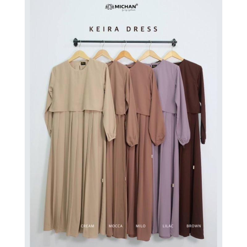 gamis polos michan Keira michan gamis polos dewasa jumbo gamis polos ibu menyusui baju muslim ibu me