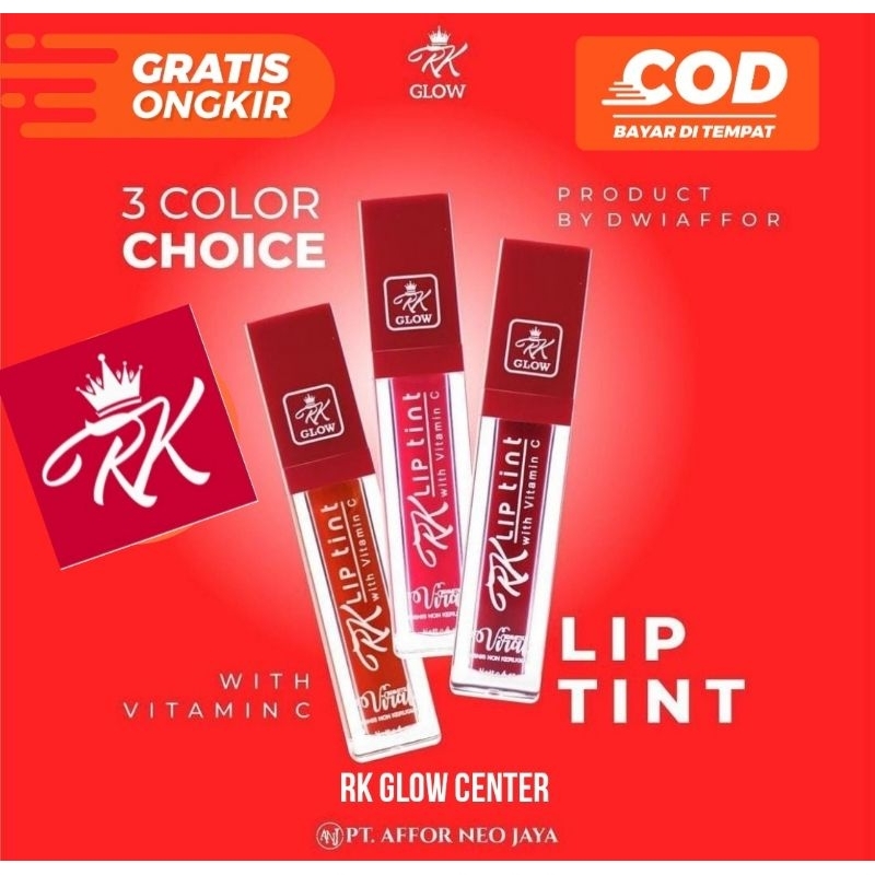 LIPTINT RK GLOW FULL VIT C (PRODUK ORI 100%)