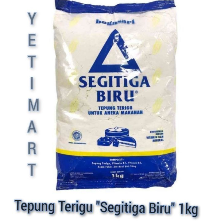 

➼➳✿✯ Tepung terigu segitiga biru 1 kg