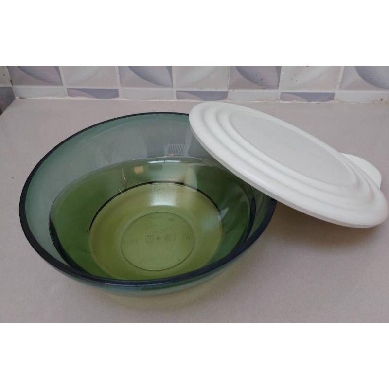 Bowl hijau tupperware