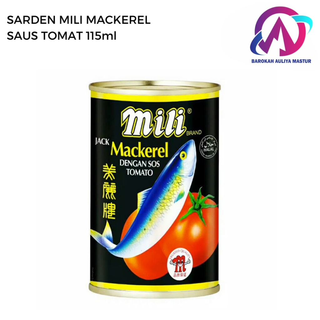 

Sarden Mili Makckerel 115ml Saus Tomat BAM Pasar Murah Online Padang