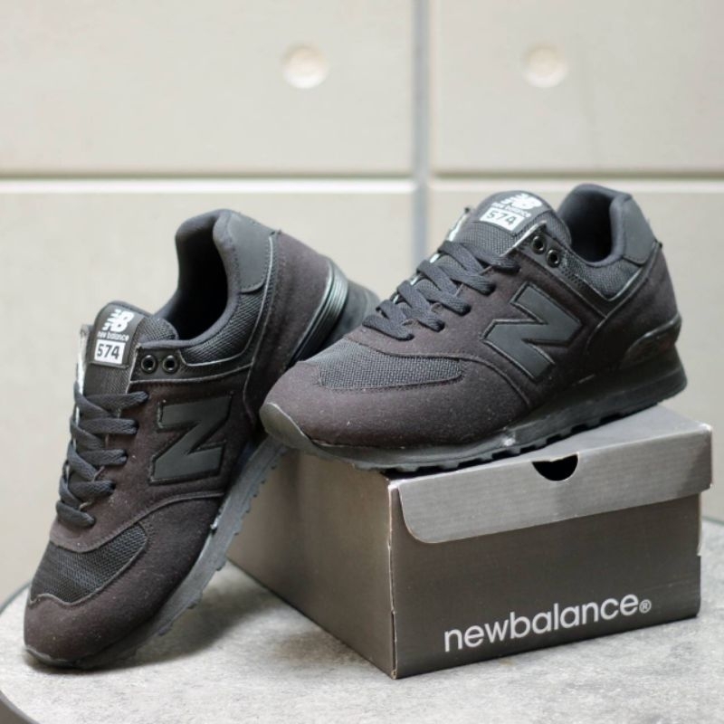 Sepatu Sneaker New balance 574 full black