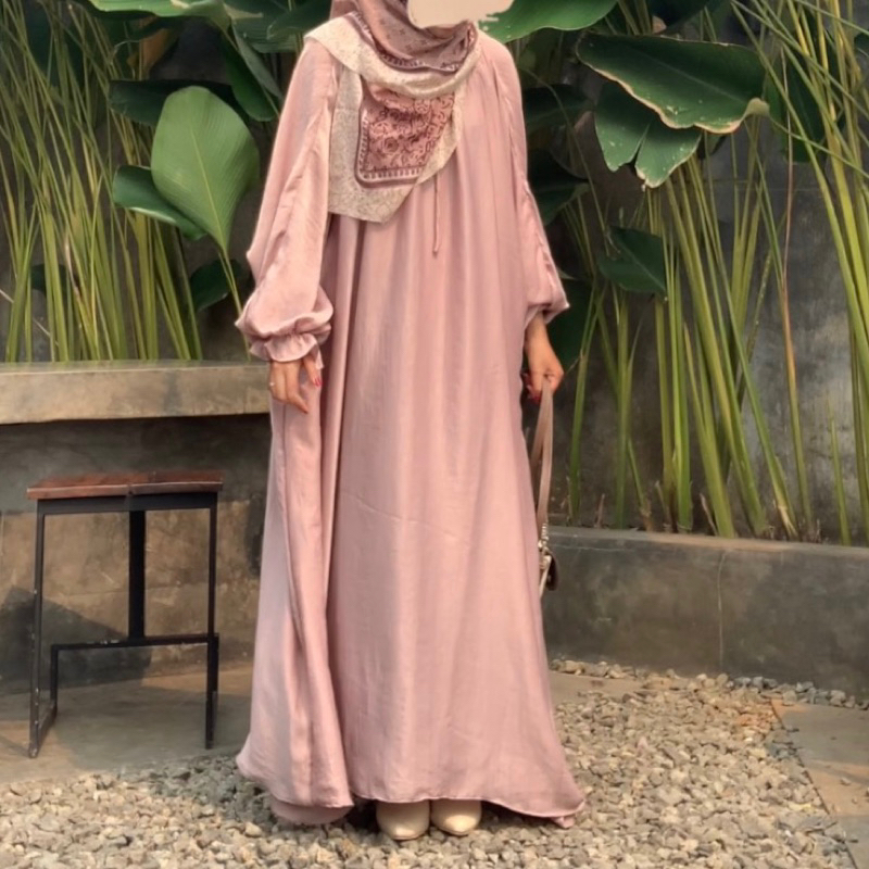 ABAYA KAFTAN SYAQEEL CREAM