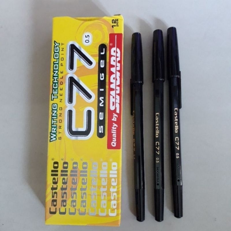 

Pulpen 0,5mm Standard Castello C77 (12pc)