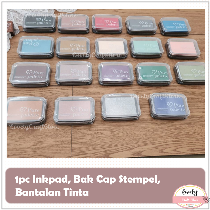 

LovelyCraftStore | B14 Bak Cap Stempel Warna Warni Inkpad Stamp Tinta pad craft ink pad scrapbook