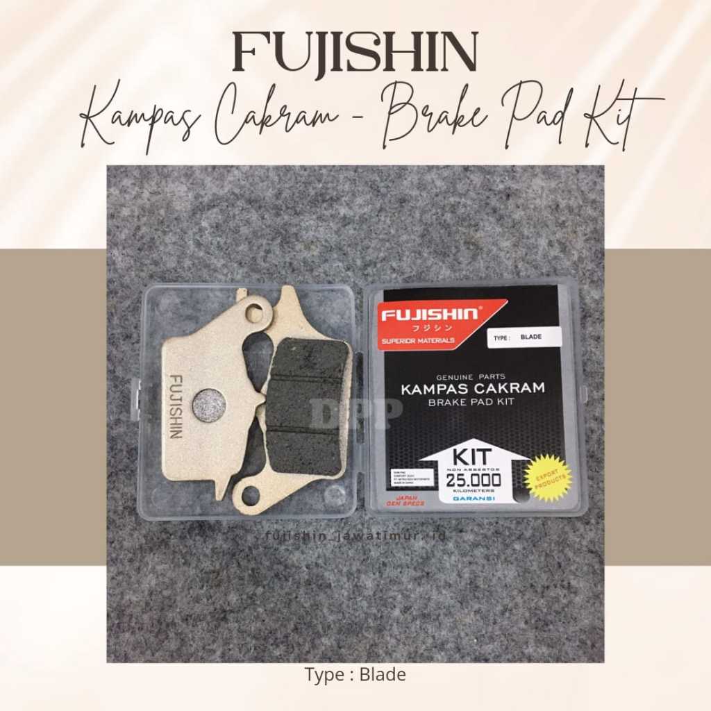 FUJISHIN BRAKEPAD KIT PVC BLADE